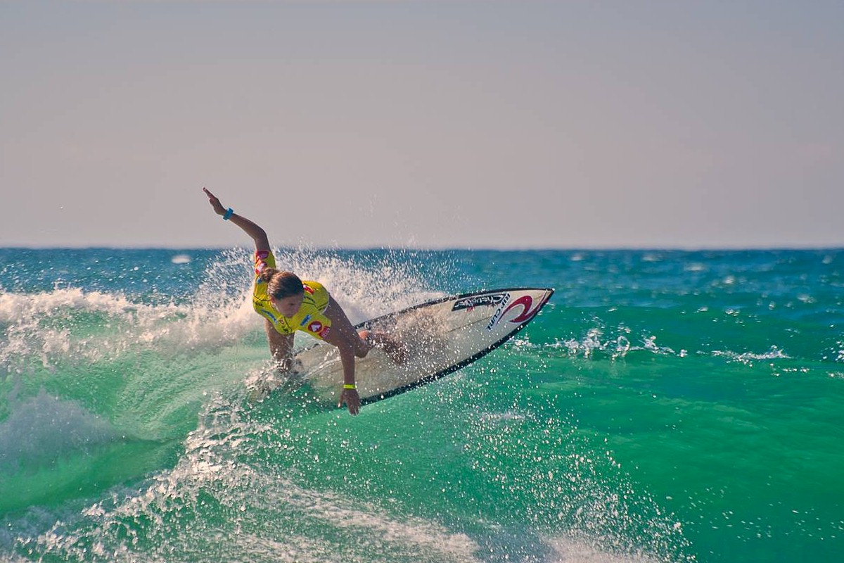 Another girl on the wave